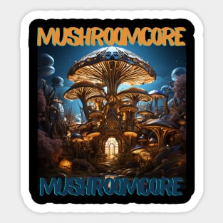 Mushroomcore Madness Sticker